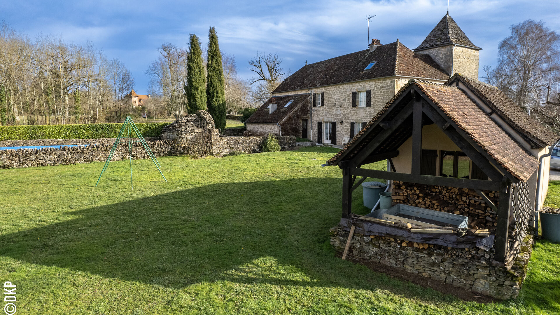 maisons dans le campagnie de Gramat